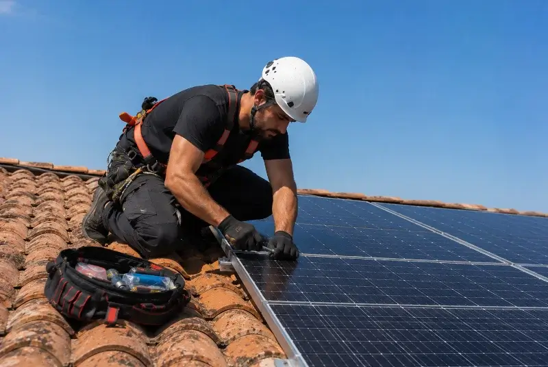 Maintenance et monitoring de panneaux solaires à Arette